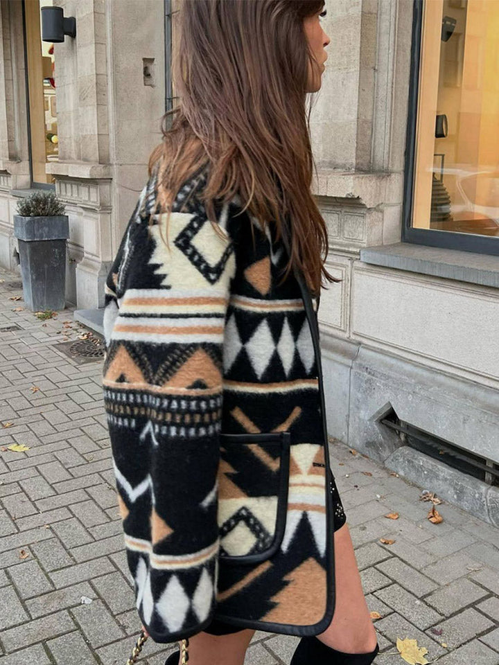 Drune | Damen Herbstjacke mit Print
