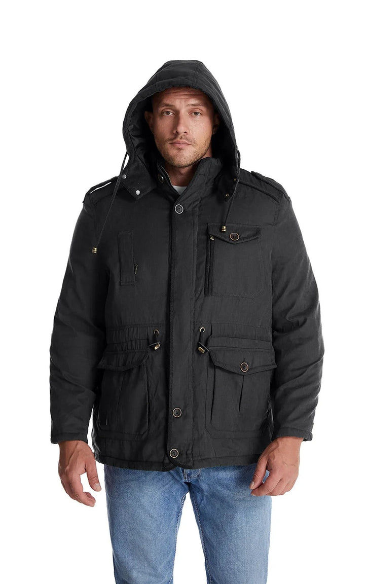 Drune | Warme Winterjacke mit Fleece-Futter Gippeto
