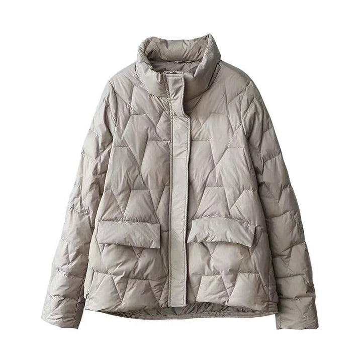 Drune | Ultraleichte Wattierte Daunenjacke Mit Stehkragen Für Frauen