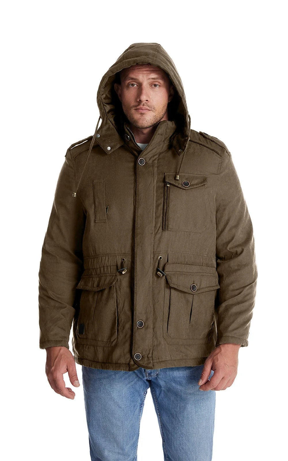 Drune | Warme Winterjacke mit Fleece-Futter Gippeto