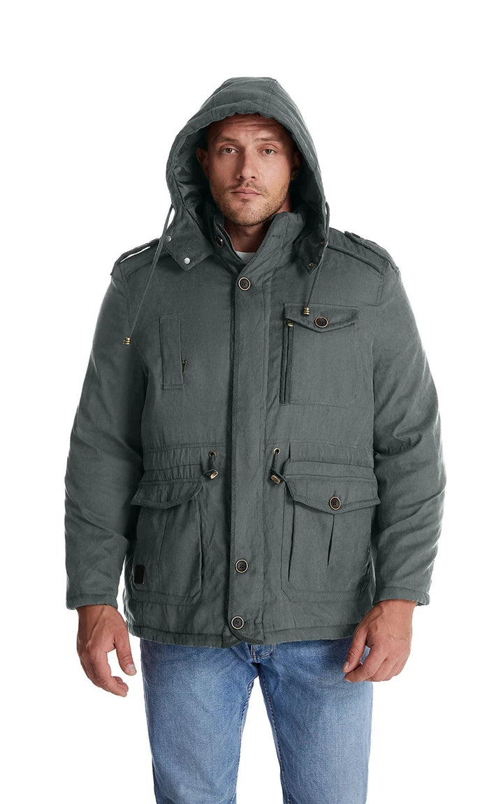 Drune | Warme Winterjacke mit Fleece-Futter Gippeto