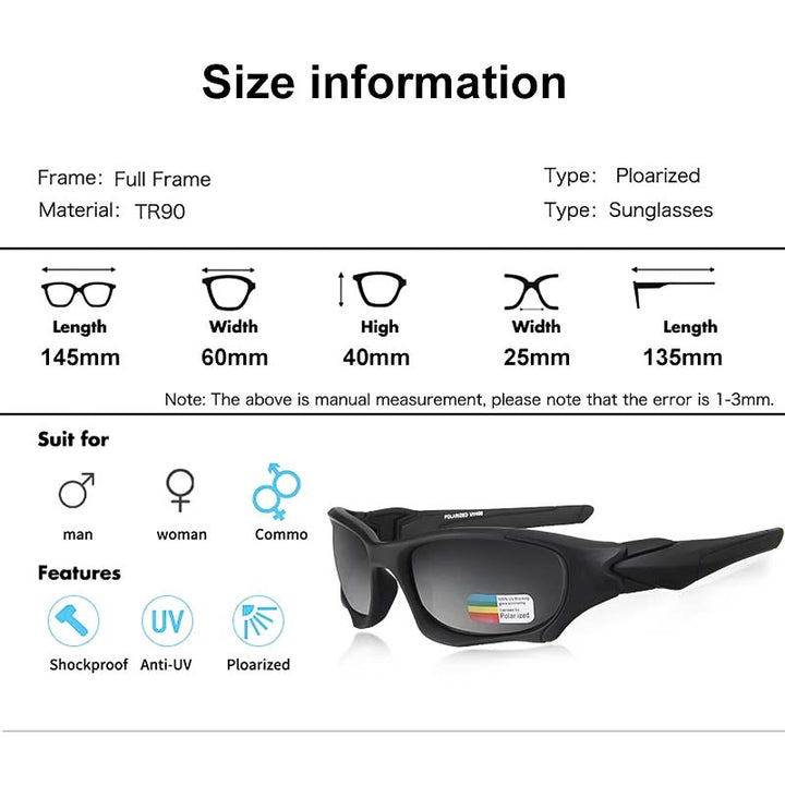 Drune | Adventure Pro Polarisierte Motorrad Sonnenbrille Für Klare Sicht