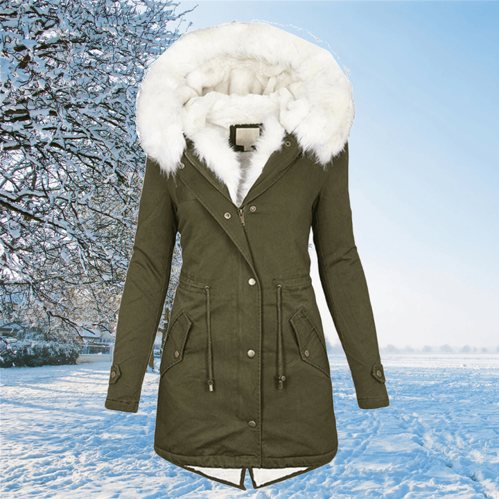 Drune | Winterjacke Mit Pelzkragen Für Damen