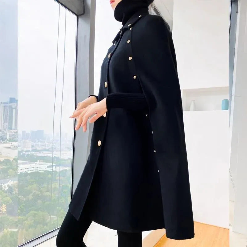 Drune | Majesty Winter Poncho Mantel Für Frauen