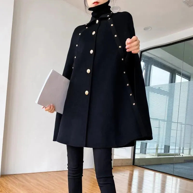 Drune | Majesty Winter Poncho Mantel Für Frauen