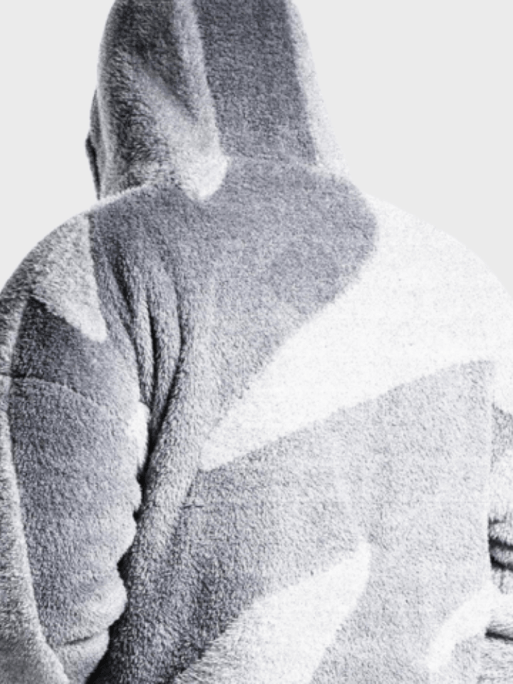 Drune | Herren Kapuzen Zip-Up Warm Fleece Jacke
