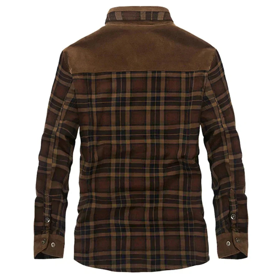 Drune | Herren Isolierte Karierte Hemdjacke