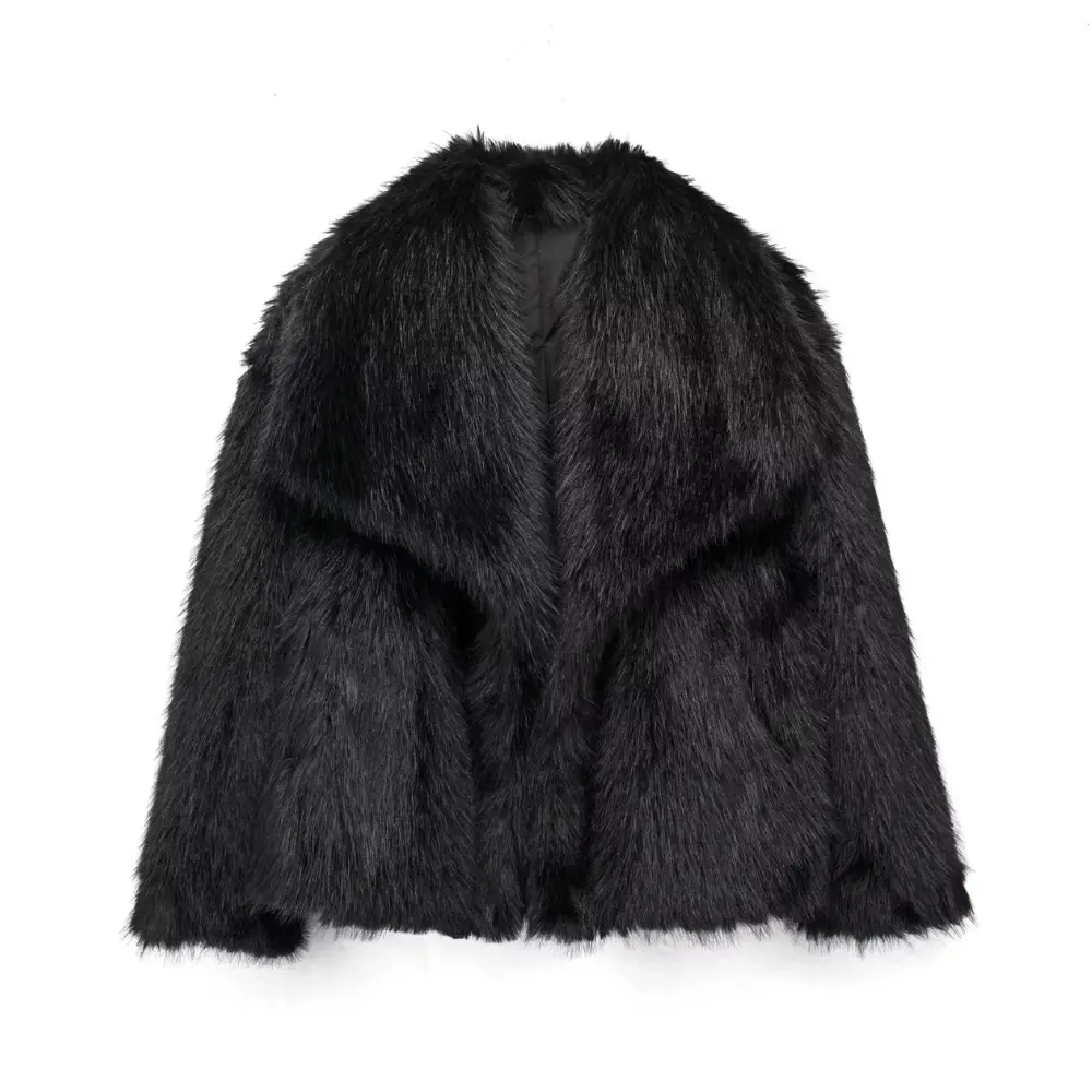 Drune | Glam Faux-Fur-Jacke