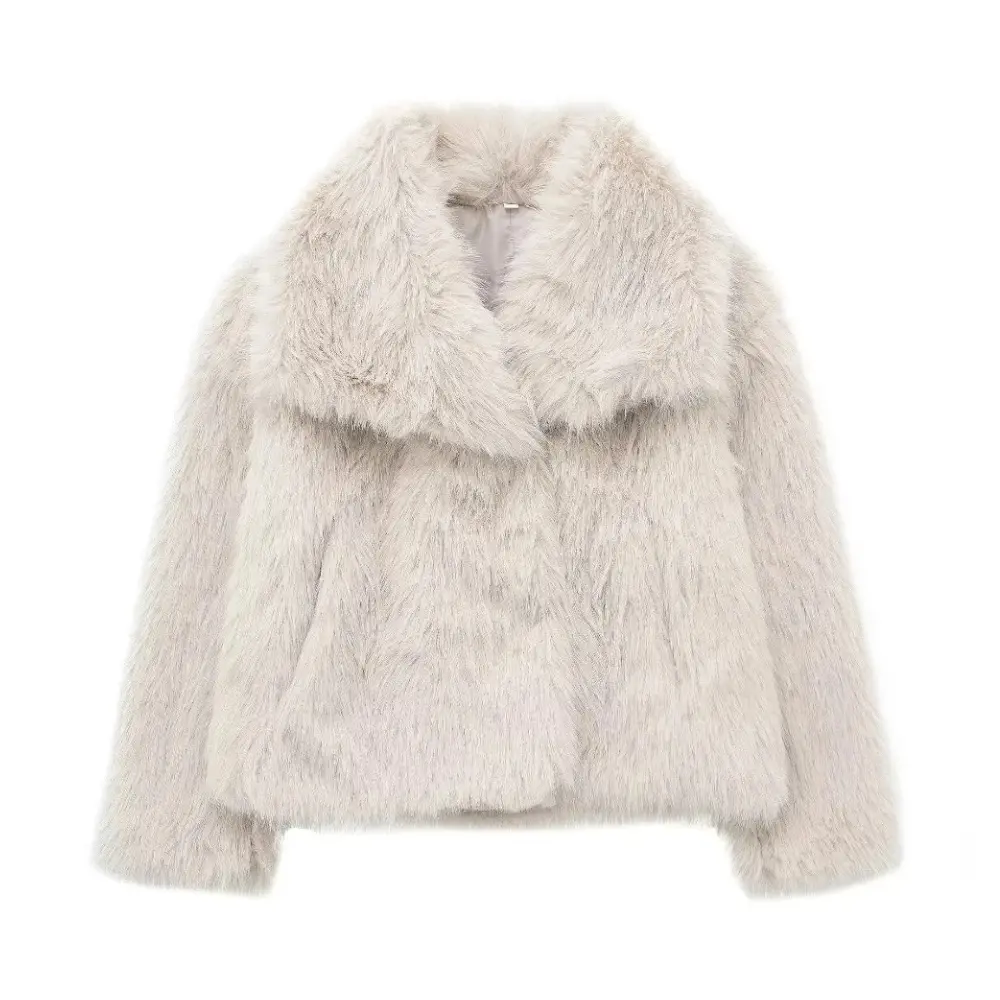 Drune | Glam Faux-Fur-Jacke