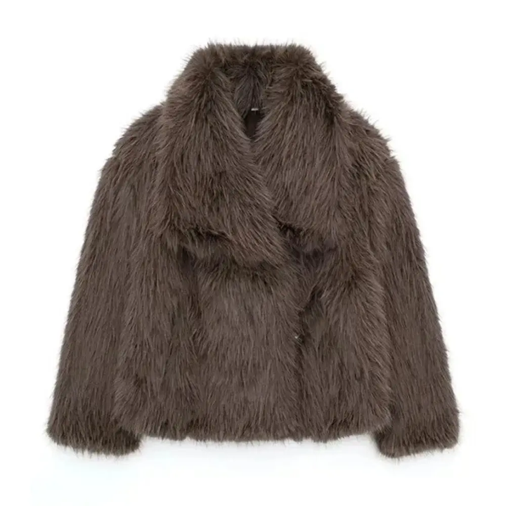 Drune | Glam Faux-Fur-Jacke