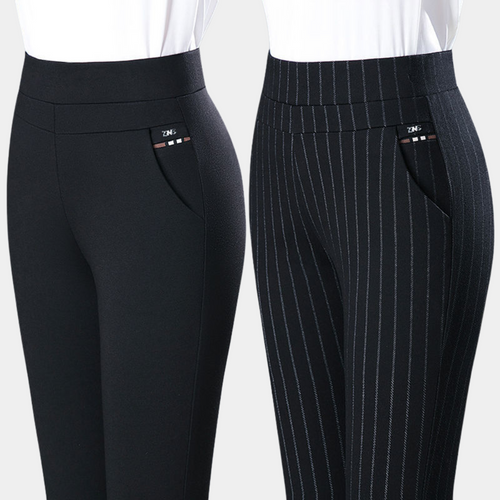 Drune | Stretch Hose Für Damen High Waist Hose Für Elegante Und Bequeme Looks