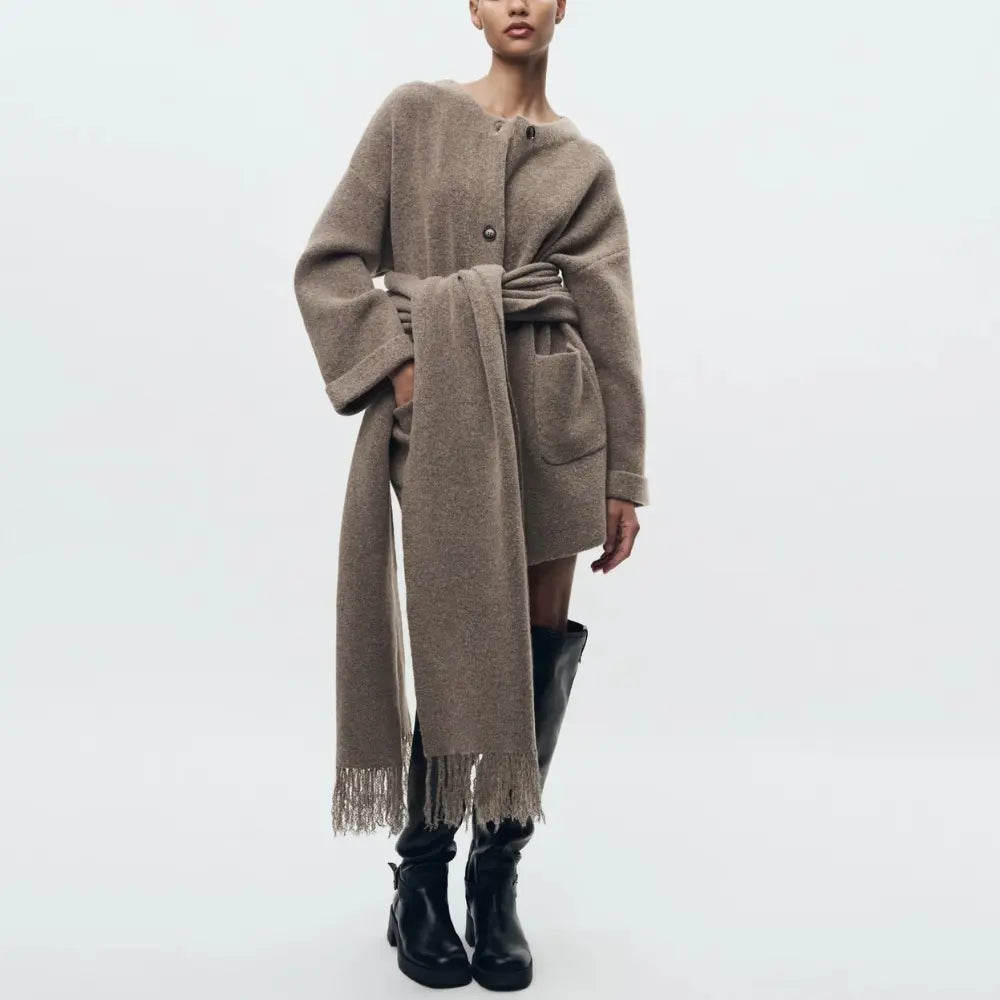 Drune | Geknöpfter Strickcardigan