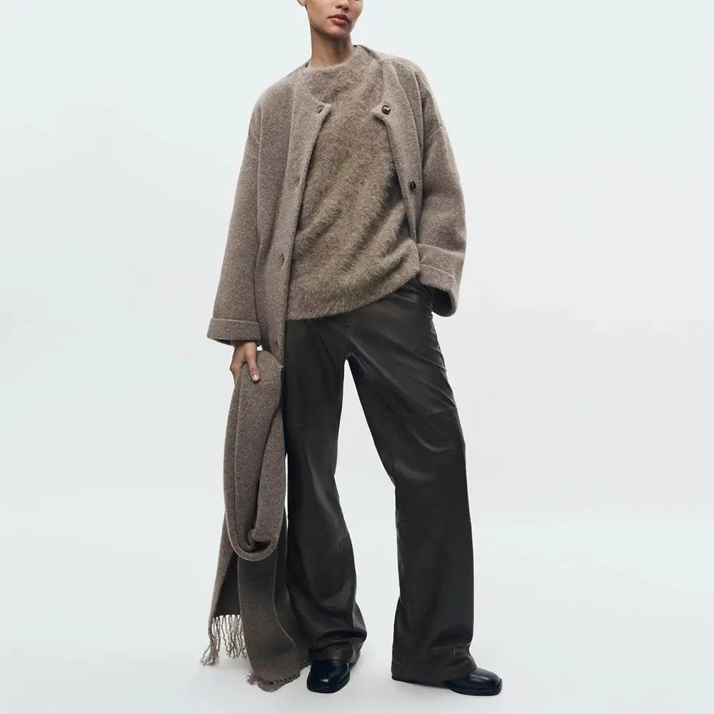 Drune | Geknöpfter Strickcardigan
