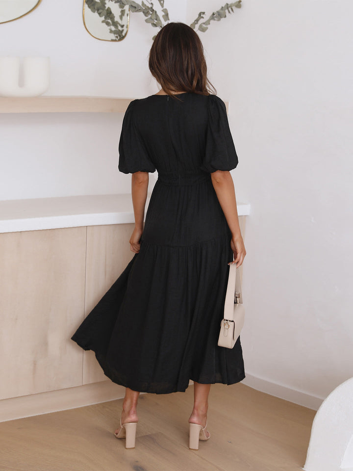 Drune | Elegantes Kleid mit Puffärmeln
