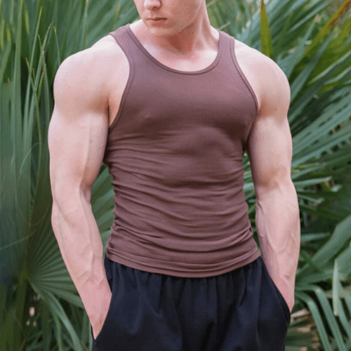 Drune | Ärmelloses Fit T-Shirt Herren Bequem Und Schnelltrocknendes Material