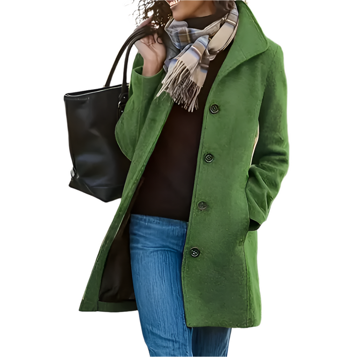 Drune | Lange Freizeit Damenjacke in Grau, Grün und Khaki