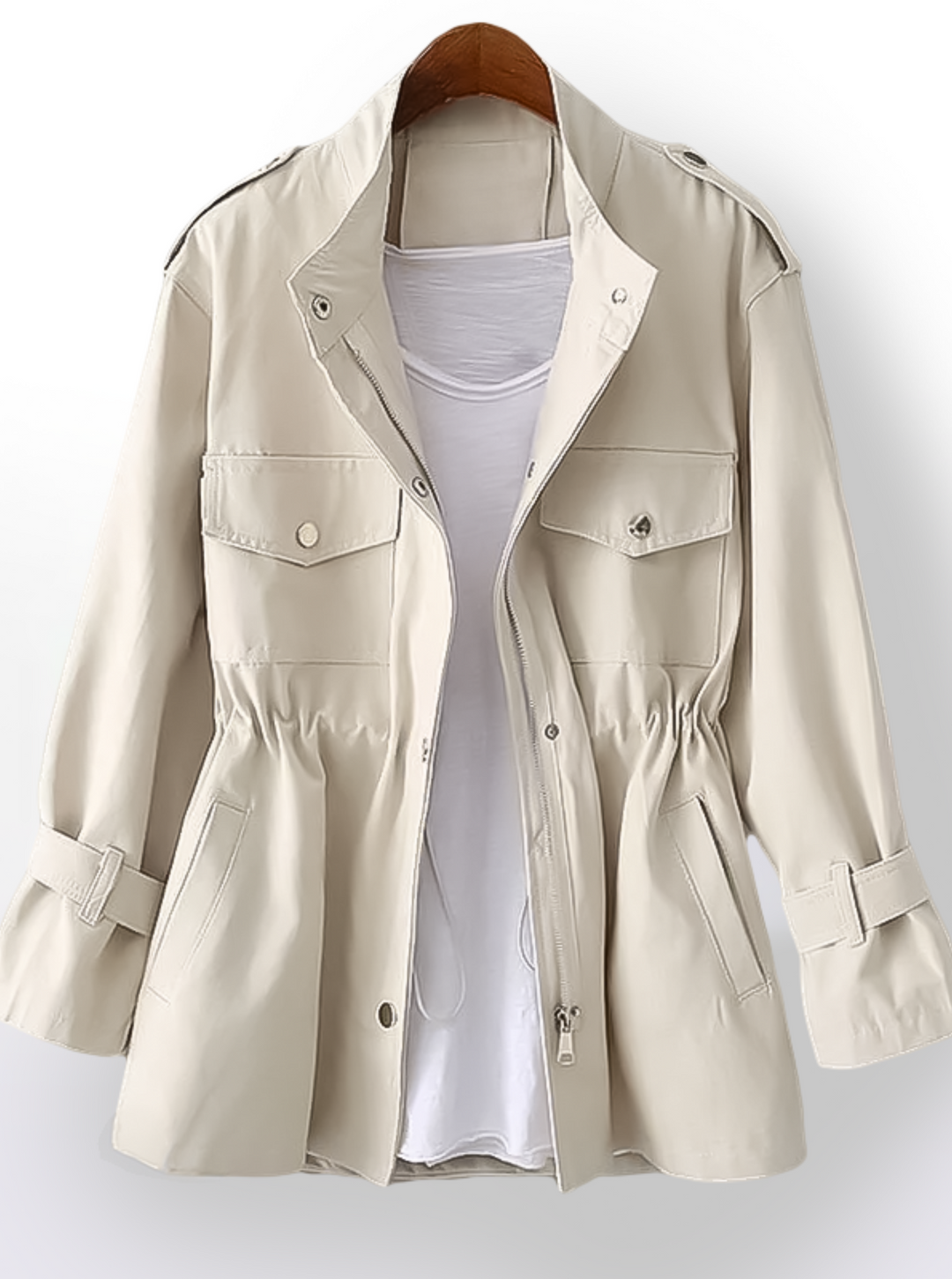 Drune | Damen Cargo Trenchcoat für den Herbst