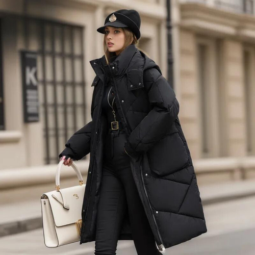 Drune | Lange, warme Fleecejacke