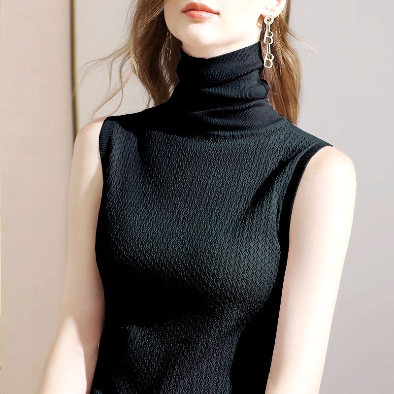 Drune | Gemütlicher Hochgeschlossener Ärmelloser Pullover