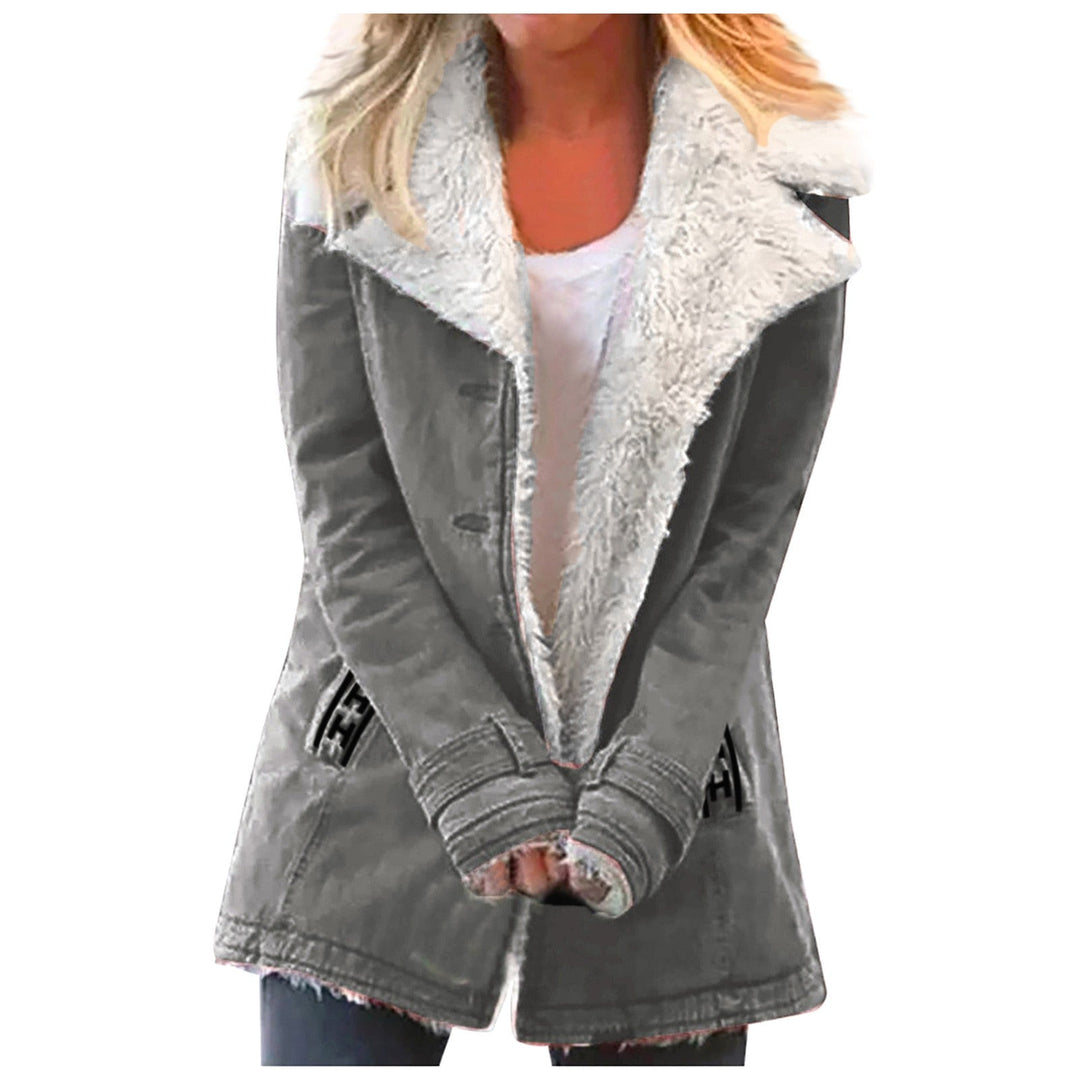 Drune | Damen Winterjacke Mit Reverskragen Und Langen Ärmeln