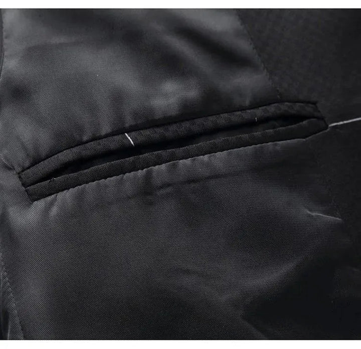 Drune | Herren Blazer - Blazer mit weißen Drucken