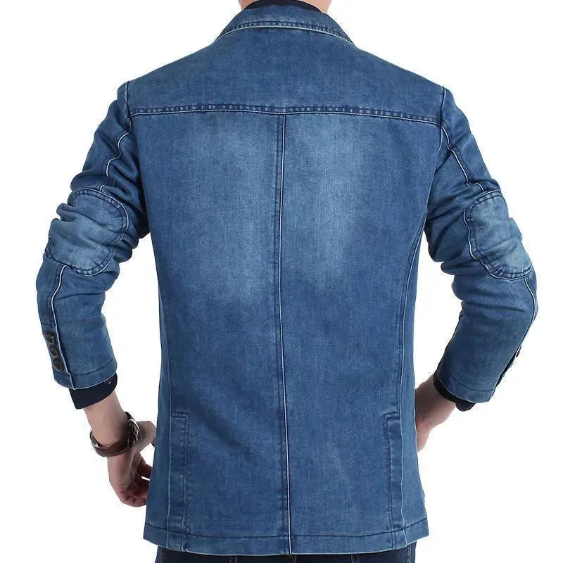Drune | Herren Blazer - Cowboy Denim Jeans Blazer