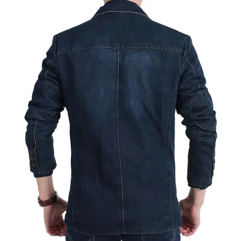 Drune | Herren Blazer - Cowboy Denim Jeans Blazer