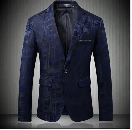 Drune | Herren Blazer - Geometrischer Blazer