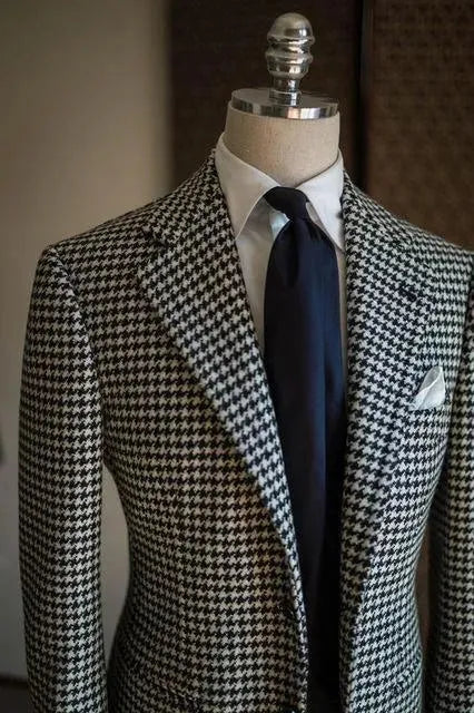 Drune | Herren Blazer - Hahnentritt Blazer