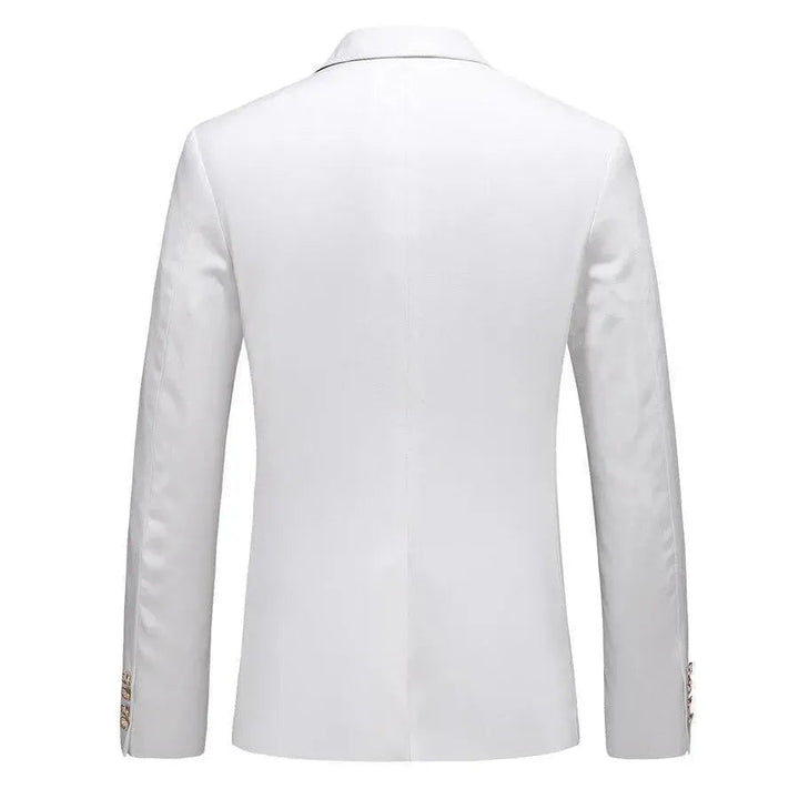 Drune | Herren Blazer - Mehrtaschen Weißer Blazer