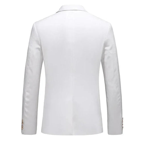 Drune | Herren Blazer - Mehrtaschen Weißer Blazer