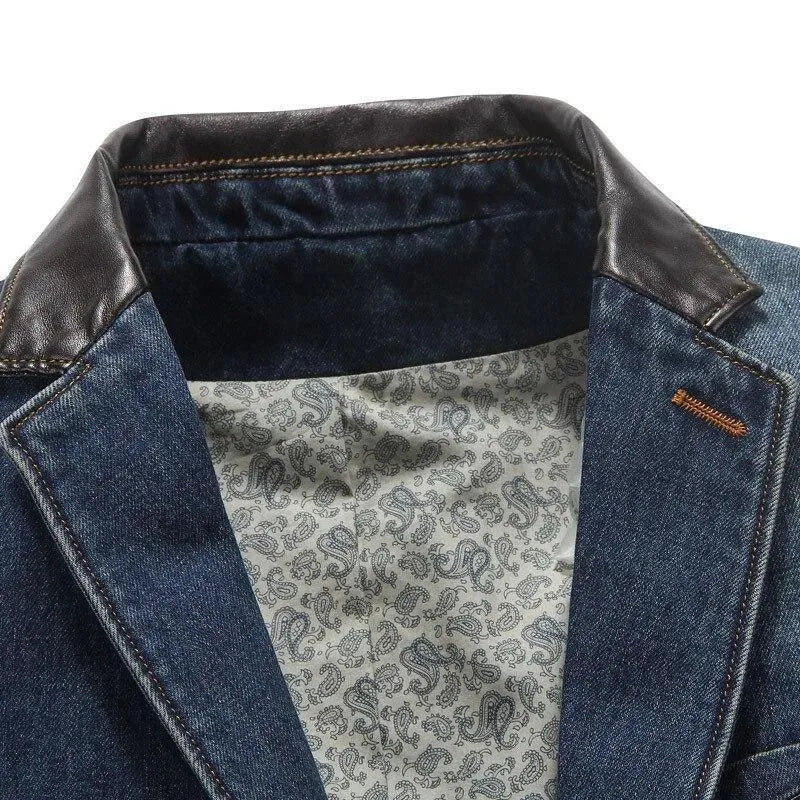 Drune | Herren Blazer - Streetstyle Denim Blazer