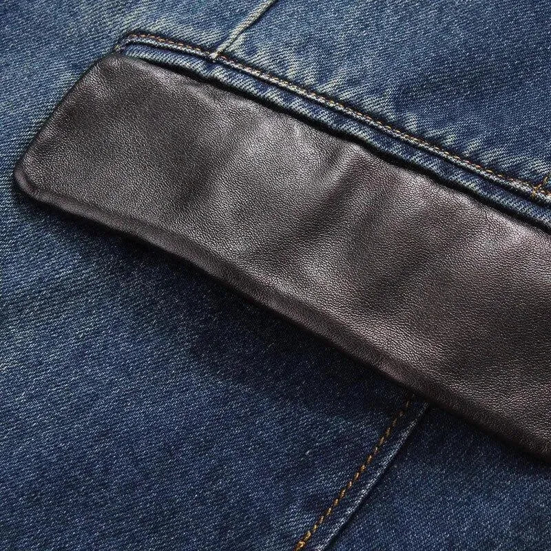 Drune | Herren Blazer - Streetstyle Denim Blazer
