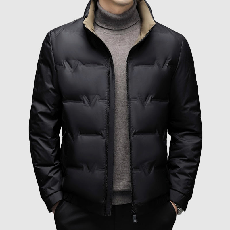 Drune | Entenfedern Winter Reißverschlussjacke