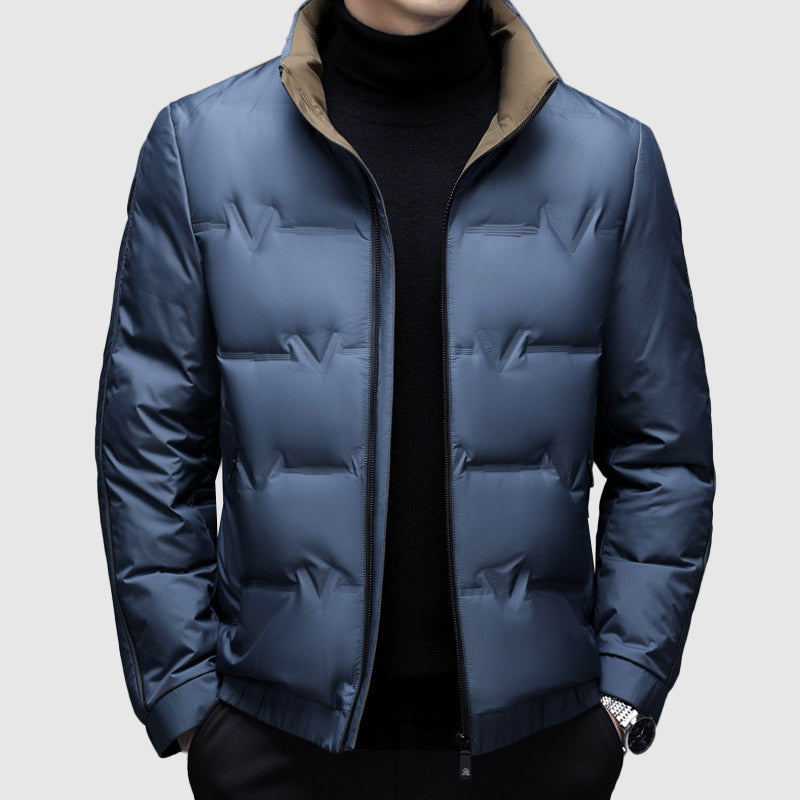 Drune | Entenfedern Winter Reißverschlussjacke
