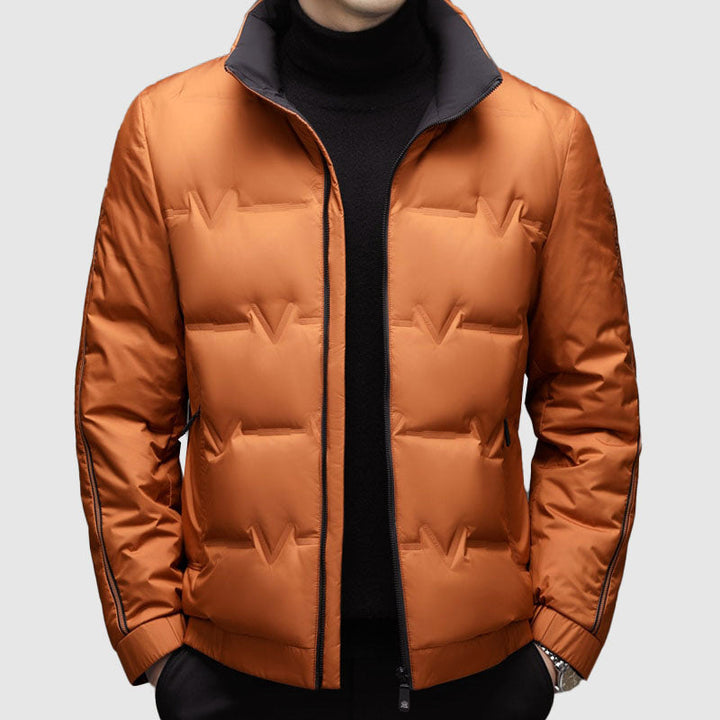 Drune | Entenfedern Winter Reißverschlussjacke