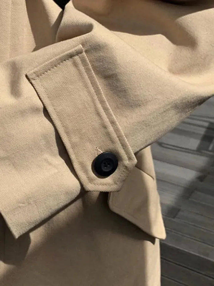 Drune | Herren Lange Übergroße Steppjacke