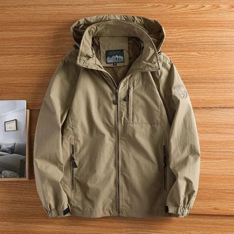 Drune | Herren Wasserdichte Militär Windbreaker Jacke