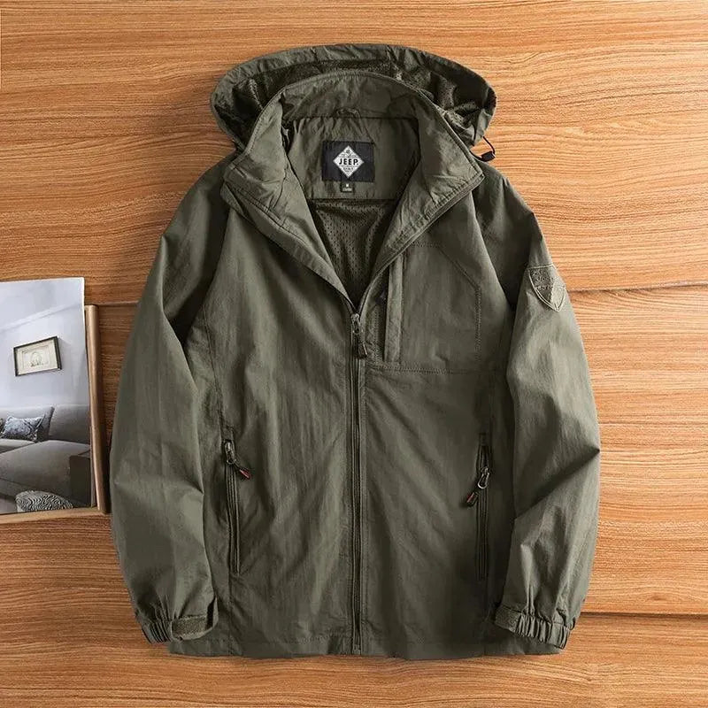 Drune | Herren Wasserdichte Militär Windbreaker Jacke