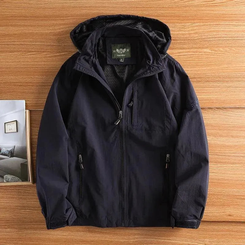 Drune | Herren Wasserdichte Militär Windbreaker Jacke