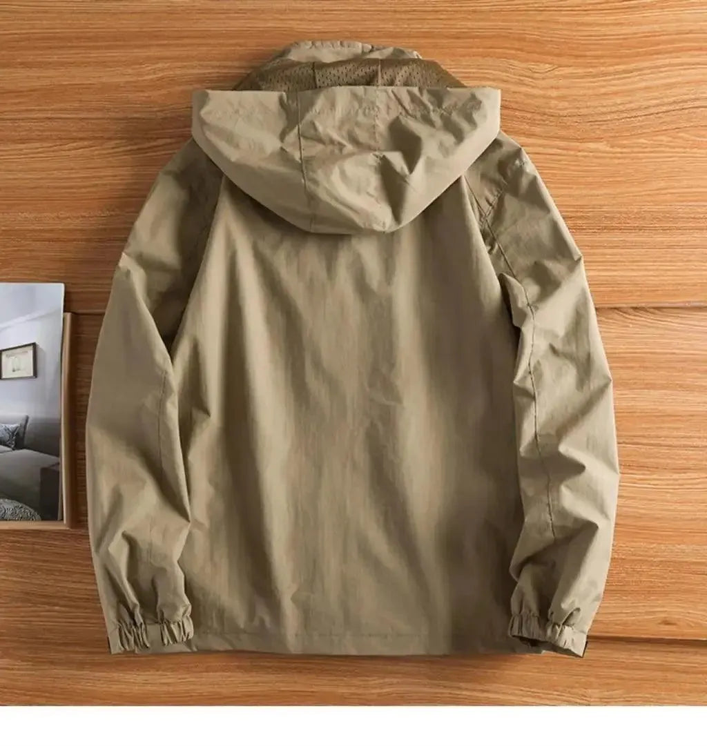 Drune | Herren Wasserdichte Militär Windbreaker Jacke