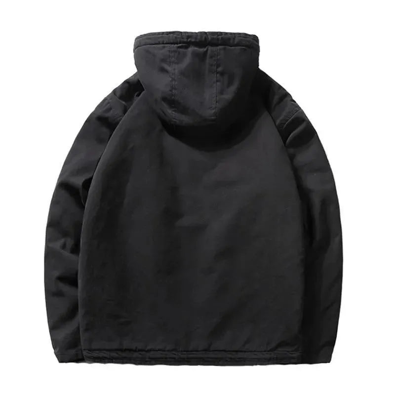 Drune | Herren Safari-Jacke mit Eingrifftaschen