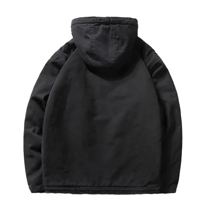 Drune | Herren Safari-Jacke mit Eingrifftaschen