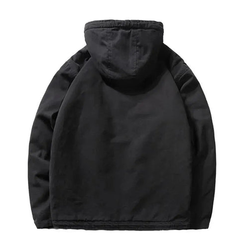 Drune | Herren Safari-Jacke mit Eingrifftaschen