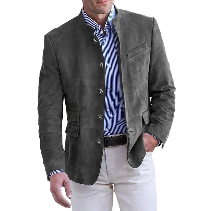 Drune | Herren Klassische Button-Down Herbstjacke - Zeitlose Wärme