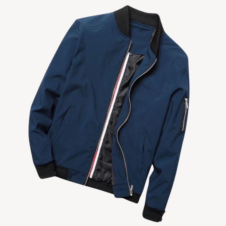 Drune | Herren Klassische Zip-Up Bomberjacke - Vielseitig & Stylisch