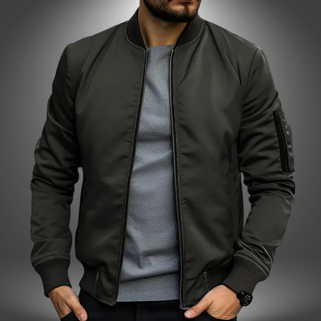 Drune | Herren Leichte Bomberjacke – Lässiger Windbreaker