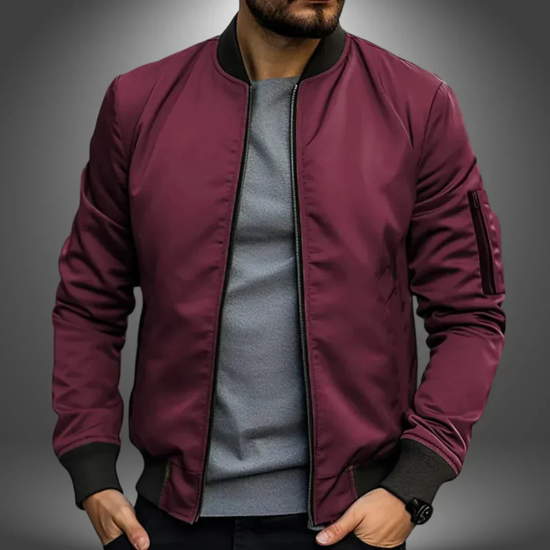 Drune | Herren Leichte Bomberjacke – Lässiger Windbreaker