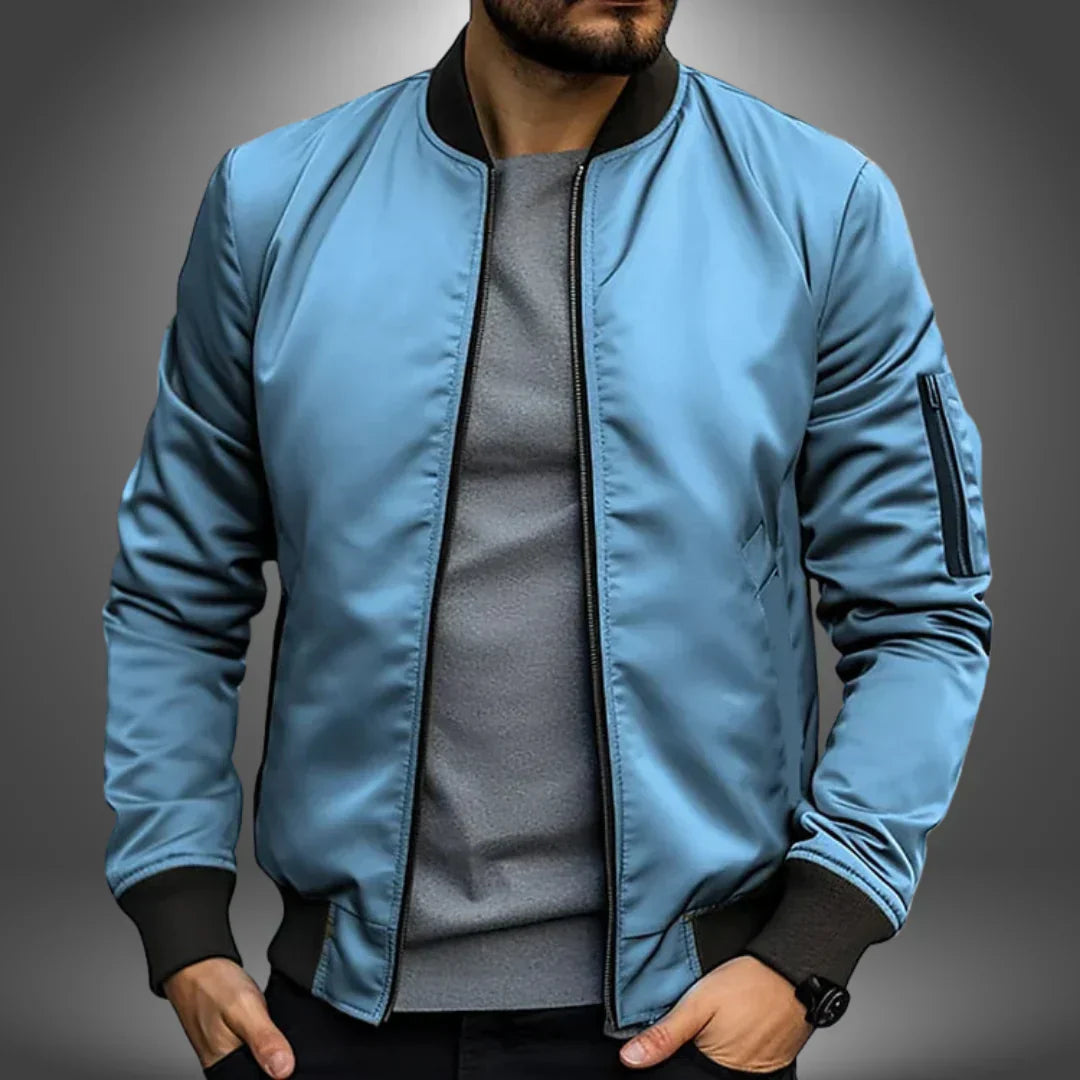 Drune | Herren Leichte Bomberjacke – Lässiger Windbreaker