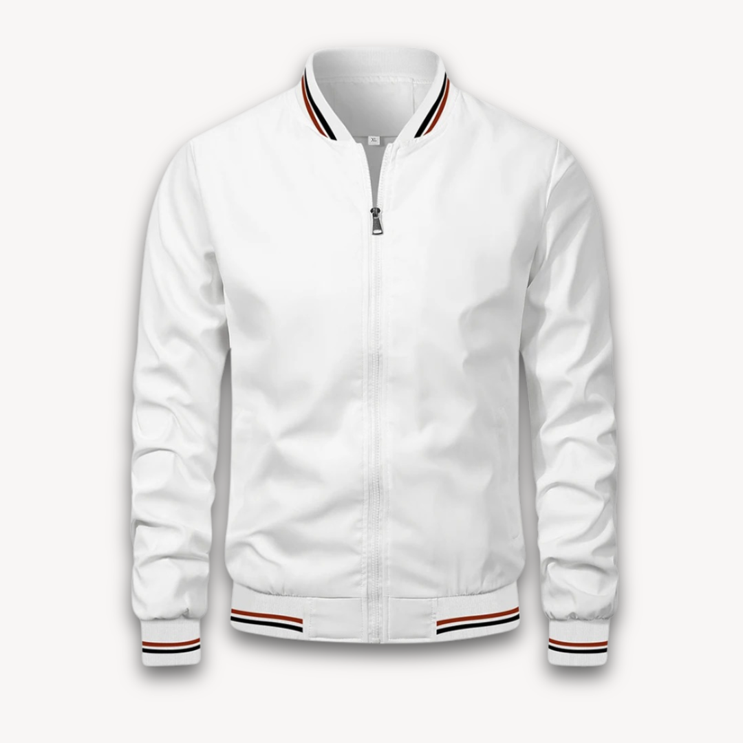 Drune | Herren Leichte Polyester Bomberjacke - Lässiger Windbreaker